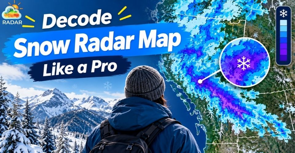 Snow Radar Map: How to Track Live Snowfall and Read Weather Radar