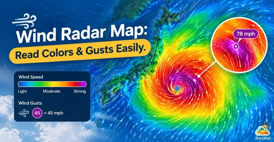Wind Radar Map: How to Track Live Wind Speed, Gusts, and Direction