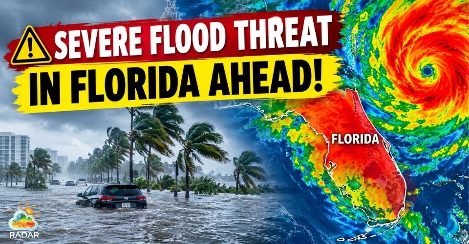 Severe Flood Threat in Florida Intensifies as Heavy Rain Set to Drench State