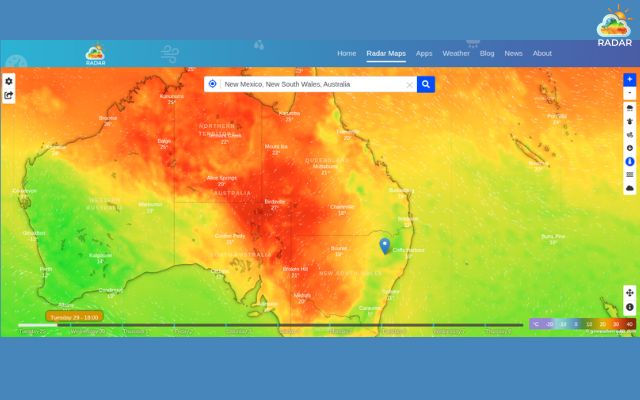 GoWeatherRadar provides high-precision forecasts