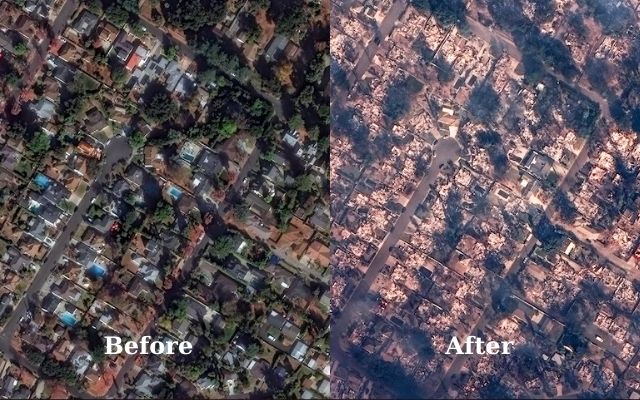 Houses along Marathon Road, Altadena