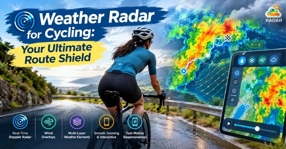 Weather Radar for Cycling: How to Track Rain, Wind, and Storms on Every Ride