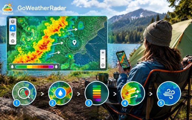 Stay safe while camping with GoWeatherRadar