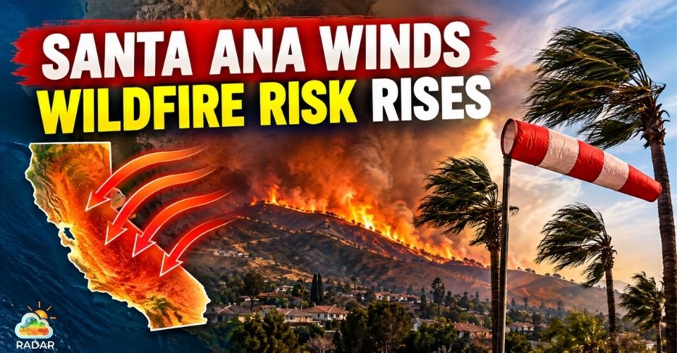 First Santa Ana Winds in California Season Bring Severe Wildfire Threats to LA