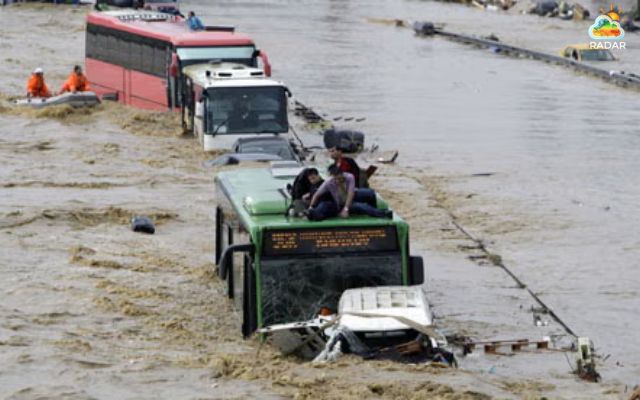 Torrential rain caused severe flooding in Istanbul 