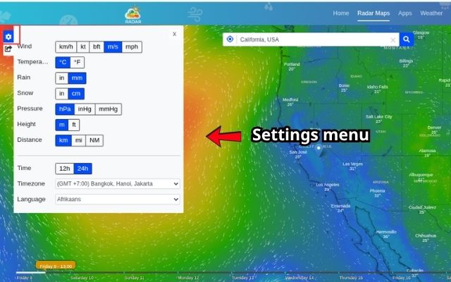 Adjust measurement units and share your preferred map view when available