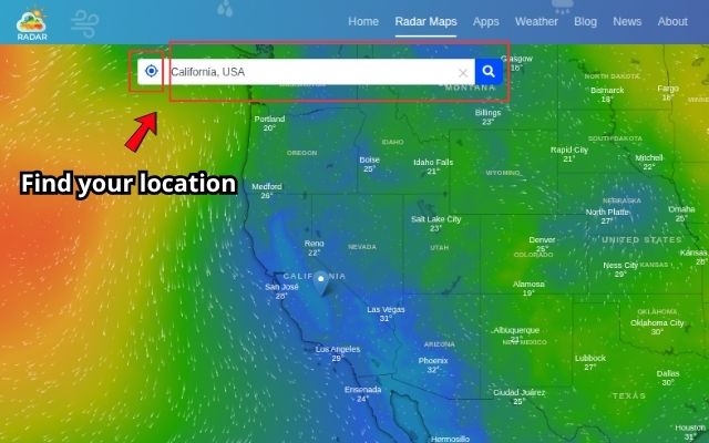 Search for a city or use your location to check local weather conditions