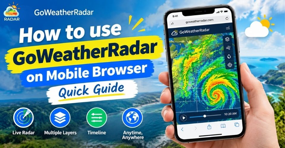 Learn How to Use GoWeatherRadar on Mobile Browser in Just Minutes