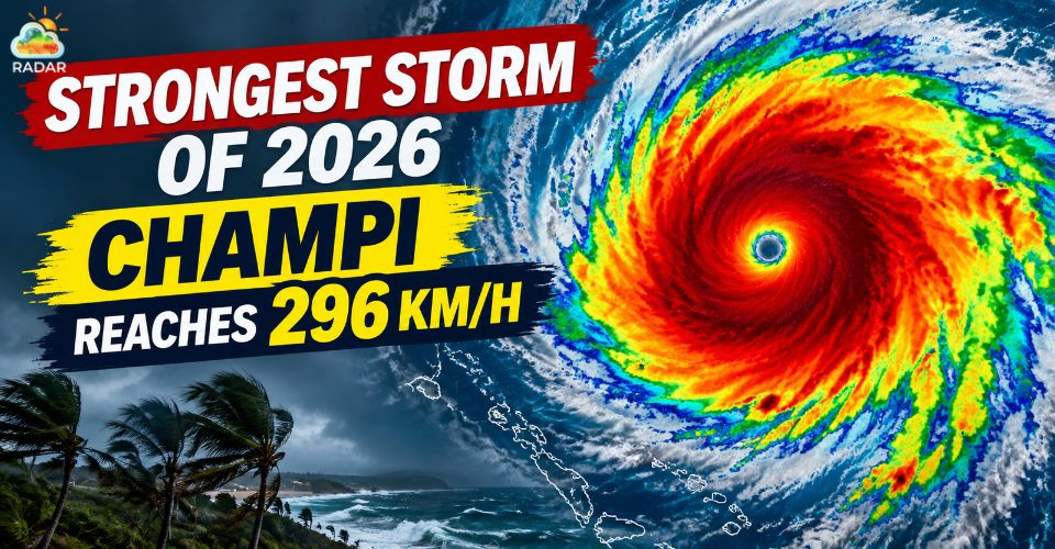 Strongest Storm of 2026: Super Typhoon Champi Moves Toward East Asia