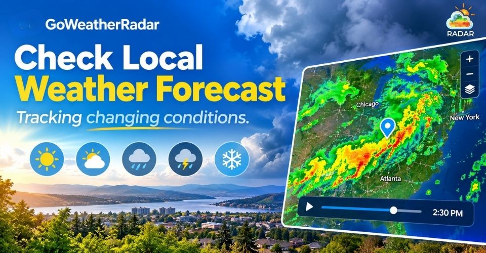 How to Check Local Weather Forecast Accurately & In Real Time on GoWeatherRadar