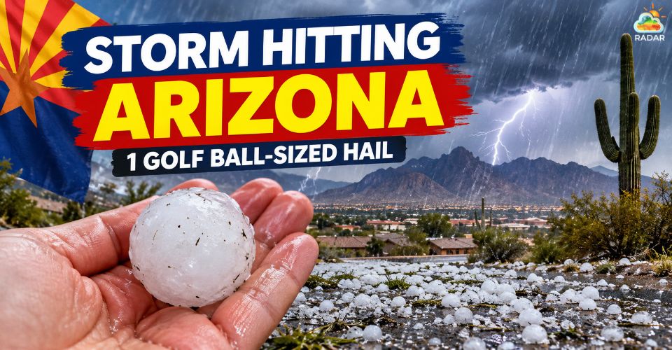Storm Hitting Arizona Sparks Rare Severe Weather Across the State