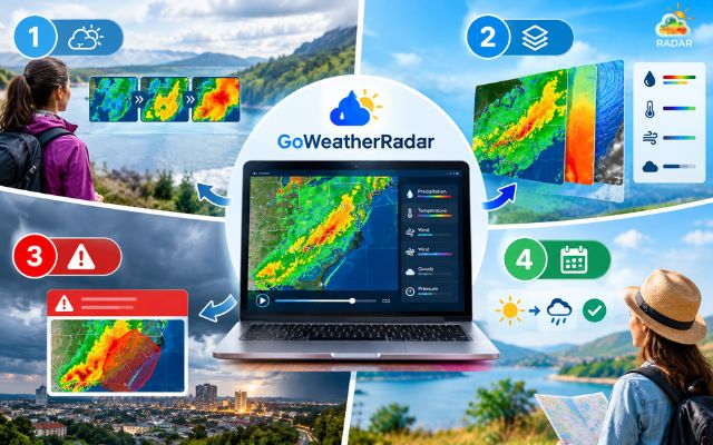 Use GoWeatherRadar for daily planning