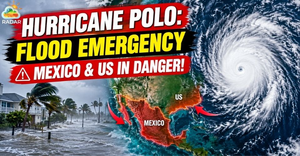 Hurricane Polo Threatens Mexico and Triggers Heavy Flooding Across US Southwest