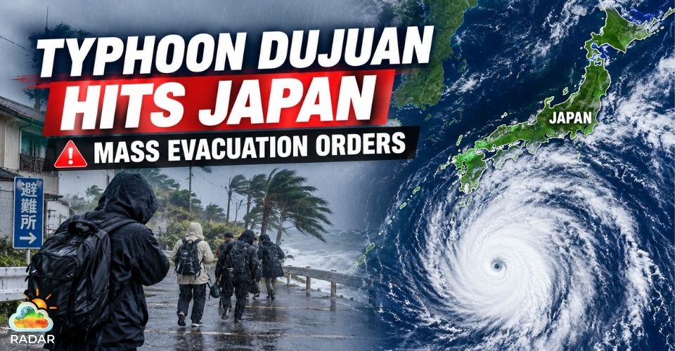 Typhoon Dujuan Causes Major Disruption, Power Outages, and Flooding Near Tokyo