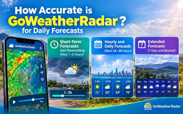 Track forecast rain, snow, and wind patterns on GoWeatherRadar
