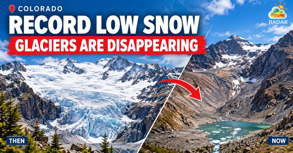 Record Low Snow in Colorado Accelerates Glacier Loss