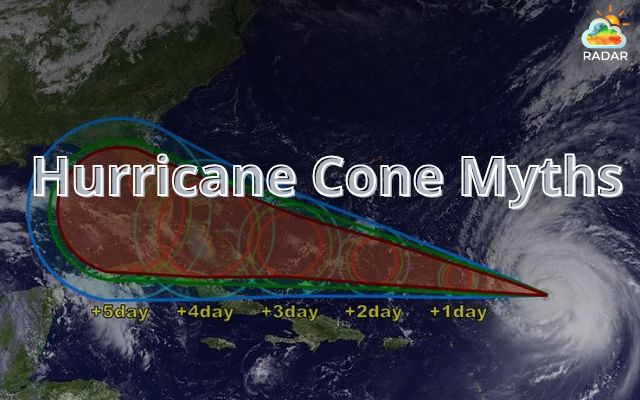 Hurricane cone myths can put you at risks