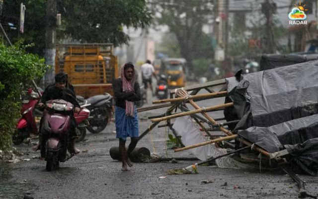 India cyclone Arnab caused widespread damage
