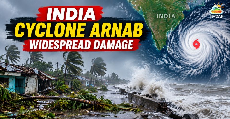 India Cyclone Arnab Makes Landfall: Massive Evacuations and Severe Damage