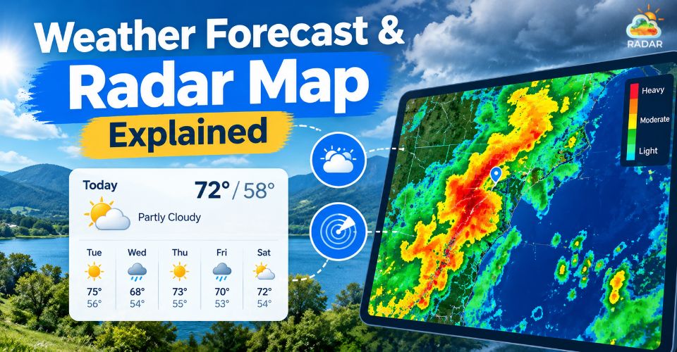 How to Use a Weather Forecast and Radar Map for Real-Time Tracking