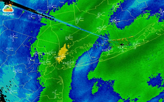 Ground stations send out radar waves that bounce off rain droplets