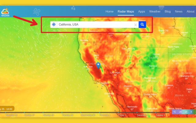 Type your city or zip code into the search bar to focus the map on your exact area